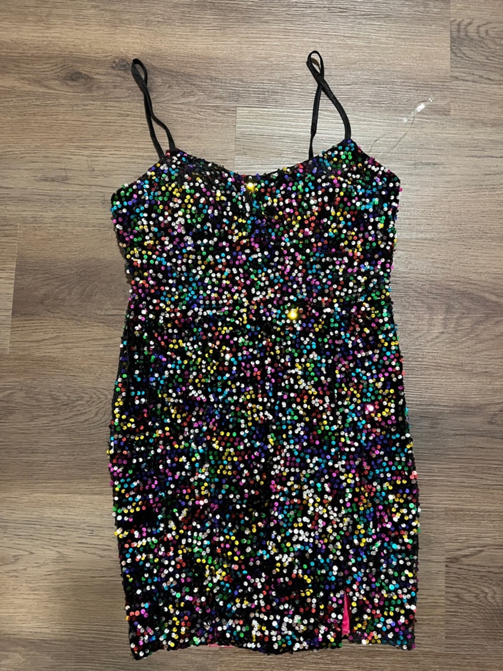Pear culture sequin dress body con
